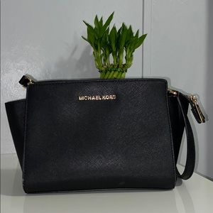 Michael Kors Selma Saffiano Leather Crossbody